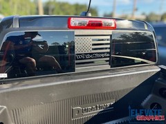 For 2005-2023 Toyota Tacoma Rear Window Flag Stickers 3M Decals Vinyl Graphics