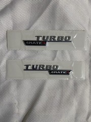 Jarttarn TURBO 4MATIC+ LEFT AND RIGHT SIDE FENDER EMBLEM