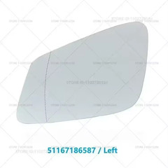 Heated Mirror Glass 4 Pin For 2008-2018 BMW 5 6 7 Series 51167186587