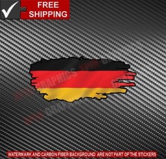 German Germany Country State Flag Vinyl Decal Sticker #B
