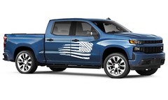Door US flag graphics stickers decal compatible with Chevrolet Silverado