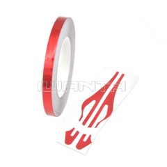 1/4″ 6mm Red Chrome Pinstriping Pin Stripe DIY Line Vinyl Decal Sticker 32ft
