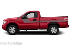 Stripe Pickup Cab Bed Vinyl Decal Car Van Truck Side Graphic Boat Pontoon SUV