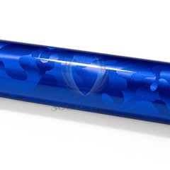Gloss Camouflage Shadow Camo Royal Blue Car Vinyl Wrap Sticker Decal Film Sheet