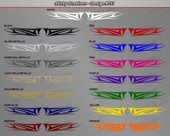 #151 TRIBAL ACCENT Decal Sticker Windshield Window Vinyl Banner Design Car SUV