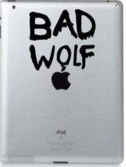 Bad Wolf Doctor Who inspired Decal Vinyl Car Window Sticker ANY SIZE