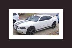 PLAIN Rocker stripes Stripe Graphics FIT ALL 2004 – 2020 Dodge Charger Models