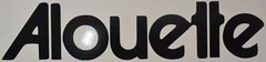 Vintage Alouette Snowmobile Trailer Vehicle Decal Sticker Red or Black