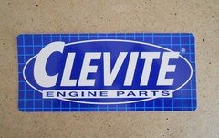 Clevite Engine Parts 8.5″ x 3.75″ Sticker Decal