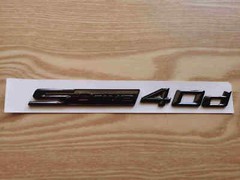 2pcs Gloss Black Letters Number Trunk Emblem Badge Sticker for BM SDrive 40d