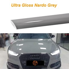 Premium Ultra Gloss PET Liner Nardo Gray Grey Vinyl Wrap Air Release Bubble Free