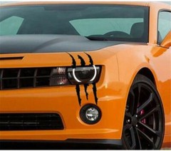 HEADLIGHT CLAW SCRATCH MARK Decal UNIVERSAL Mustang Camaro Charger Durango