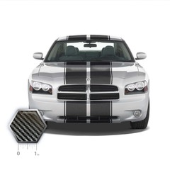 Dual 12″ Racing Stripes with Pins Self Healing Vinyl fits Dodge Charger 2006-201