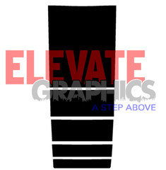 For Dodge Ram 1500 Graphics Raceway Side And Hood Stripes Decals Vinyl 2009-2018