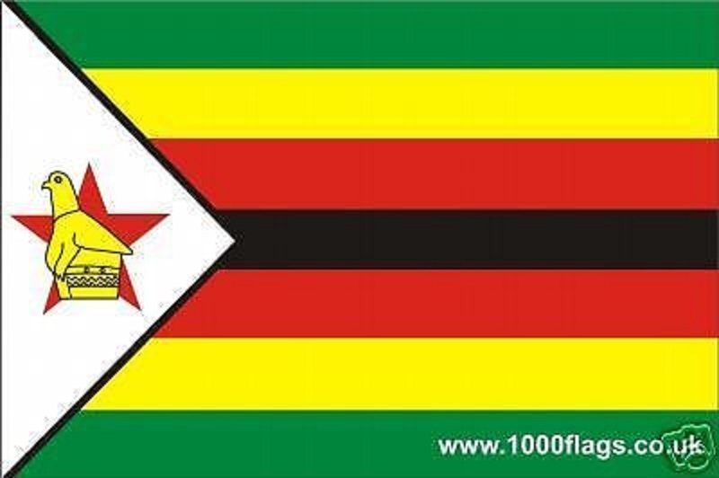 Zimbabwe Flag Vinyl Car Window Sticker