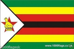Zimbabwe Flag Vinyl Car Window Sticker