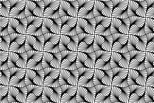 Monochrome Repeat Pattern Graphic Decal Vinyl Car Wrap Scooter Motorcycle USA