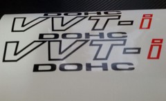 Car Stickers VVT-I DOHC VVTI 11” Vinyl Side Trunk Decals 2PCS set CF716