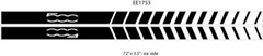 2011-2020 Side Door Lower ROCKER PANEL Decal Stripes Vinyl Graphics for Fiat 500