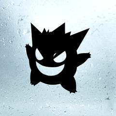 Gengar Pokemon Vinyl Decal Sticker Ghost Type Car Truck Laptop Window Decor JDM