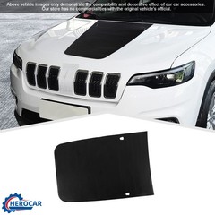 for 2014-24 Jeep Cherokee Black Front Engine Hood Panel Decal Trim Sticker Decor