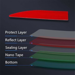 Car Trunk Reflective Tape Nano Adhesive Sticker Protector Bumper Anti-Collision
