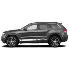 Lower door stripes graphics stickers decal compatible with Jeep Grand Cherokee