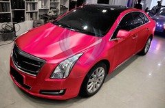 Premium Pink Brushed Aluminum Steel Vinyl Wrap Sticker Film Decal Air Release