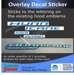 (2025-2026 RHO) Hurricane High Output Emblem Overlay Decal Stickers