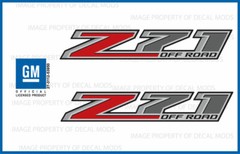 (2x) 14-17 Z71 Off Road Decals – F stickers Parts Chevy Silverado GMC Sierra 4×4