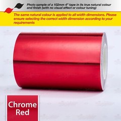 RED CHROME Roll PIN STRIPE Body PinStriping Trim Line TAPE Decal Vinyl Stickers