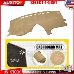 beige Dash Cover Mat for Toyota Sienna 04-10 Dashboard Pad Non-Slip Backing 1-5X