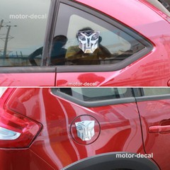 Motor Car Body Solar LED 3D Flash Light Transformers AUTOBOTS DECEPTICONS Emblem