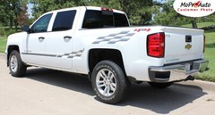 2013-2017 Chevy Silverado 1500 Pickup Truck CHAMP Decals 3M Pro Stripe PDS2363