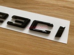 Gloss Black 3D ABS Letters Trunk 323ci Emblem Rear Badge for BMW 2017-2022 323ci