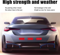 Reflective Stickers 20Pcs Self-Adhesive Reflective Strip Reflective Tape for Car