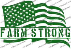 Farm Strong Flag,Heart Of Our Nation,Farming,Agribusiness,Dairy Farm,Vinyl Decal