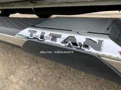 FITS Nissan Titan Step Bars Decals 2016 2017 2018 2019 / 2020 2021 2022 2023 24