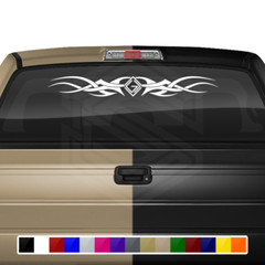 110-01 GOD IS GREATER Windshield Decal Window Sticker Vinyl Graphic Highs Lows