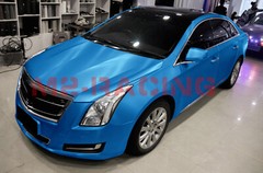 Premium Light Blue Brushed Aluminum Steel Vinyl Wrap Sticker Film Decal Air