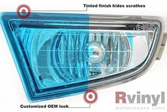 Rvinyl Headlight Tint Film Vinyl Decal Wrap Sheet Roll Blue Smoke – 24 x 24″