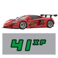 Custom Car Racing Number Class Magnet Decal x2 8,10-16 inch – Bold Black Style