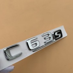 Car Trunk Sticker for Mercedes Benz AMG C43 C63 E43 E63S V12 V8 BITURBO 4MATIC+