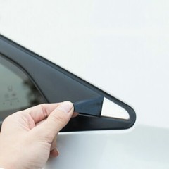 6x Chrome Delete Blackout Window Trims For Honda Civic Sedan 16-20- Carbon Fiber