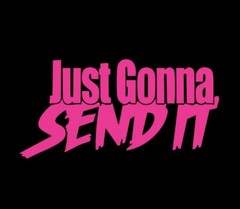 Just gonna send it sticker racing super twin Funny truck larry window decal