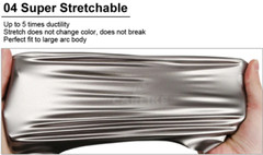 5x56FT Pearl Magic Matte White Red Wrap -Premium Quality Matte Car Wrap Film