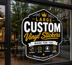 Custom Business Vinyl Decal Business Advertising Vehicle Or Brick & Mortar Decal
