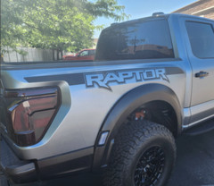 Ford F150 Raptor Side Bed Decals Rear Quarter Graphics Decals Both Sides