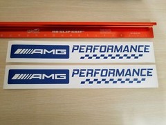Pair AMG PERFORMANCE Decal Vinyl Stickers for Mercedes-Benz Car Racing Sports
