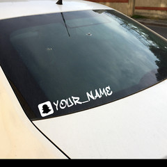 Snapchat Custom Sticker Social Media Vinyl Decal Car Window Free Shipping!